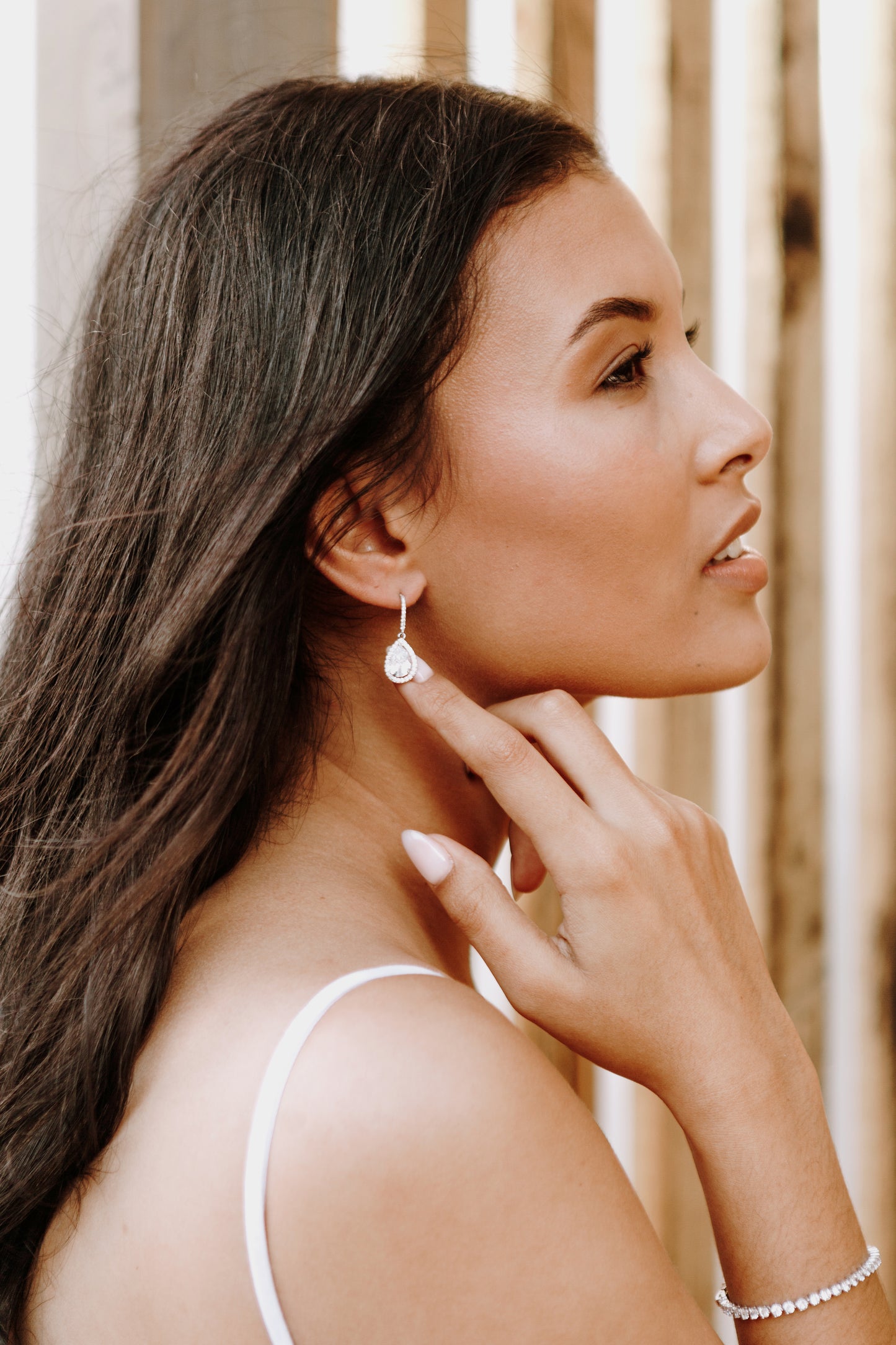 Sterling Silver Teardrop Earrings